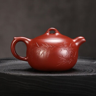 Full Handmade Yixing Zisha Teapot [Yuan Zhu Pot] (Dahongpao- 240ml)