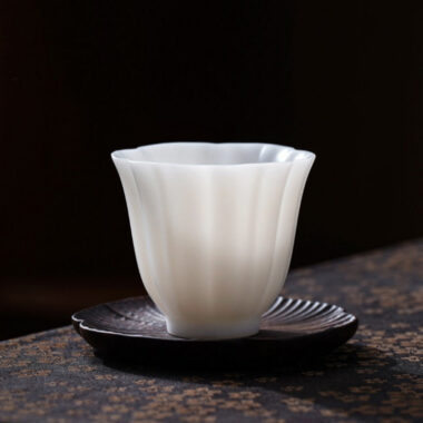 Ice Jade White Porcelain [Linghua] Tea Cup 70ml