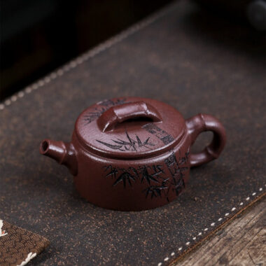 Full Handmade Yixing Zisha Teapot [Xiang Zhu] (30 Mu Zi Ni – 160ml)