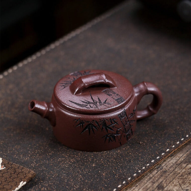 Full Handmade Yixing Zisha Teapot [Xiang Zhu] (30 Mu Zi Ni – 160ml)