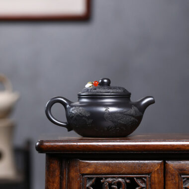 Yixing Zisha Teapot [Shanshui Fanggu] (Shi Huang – 400ml)