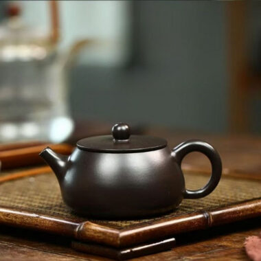 Yixing Zisha Teapot [Kuan Kou Shi Piao] (Shi Huang – 200ml)