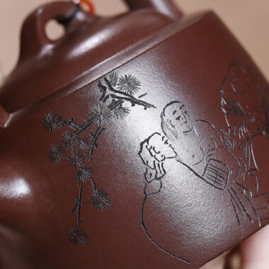 Yixing Zisha Teapot [Man Sheng Tiliang] (Zi Ni – 270ml)