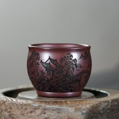 Handmade Yixing Zisha Master Tea Cup [Yi Jiangnan] 200ml