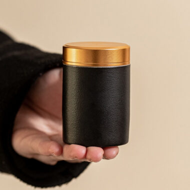 Ceramic Tea Jar | Tea Caddy | Mini Travel Tea Caddy [Tao Yue] 70ml