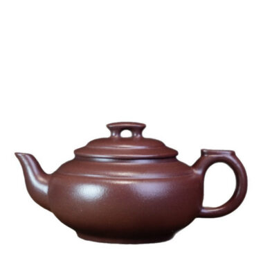 Full Handmade Yixing Zisha Teapot [Shang Xin Qiao Pot] (Di Cao Qing – 260ml)