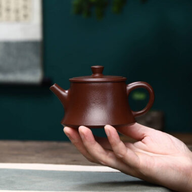 Full Handmade Yixing Zisha Teapot [Zhu Chu Pot] (Zi Ni – 200ml)