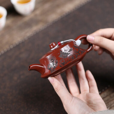 Yixing Zisha Teapot [Bird Zhu Chu] (Dahongpao – 140ml)