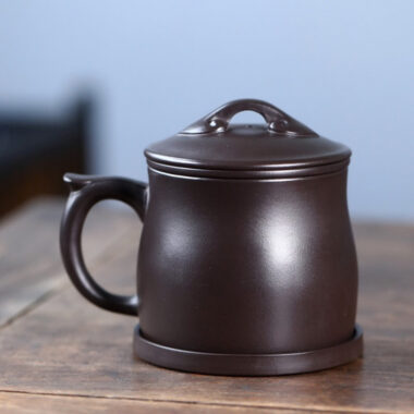 Yixing Zisha Tea Mug with Filter [Ruyi] (Shi Huang – 400ml)