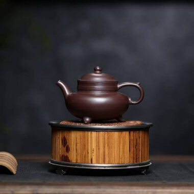 Yixing Zisha Teapot [San Zu Ao Xue] (Zi Ni – 230ml)