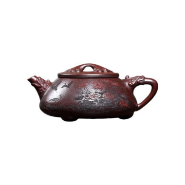 Yixing Zisha Teapot [Ruyi Shi Piao] (Tie Xie Hong Sha – 280ml)