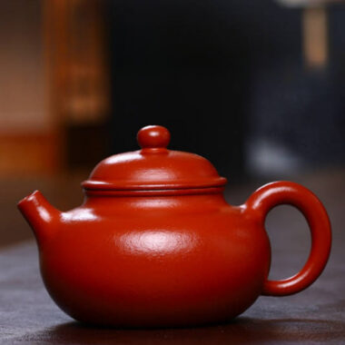 Full Handmade Yixing Zisha Teapot [Rong Tian Pot] (Xiao Mei Yao Zhu Ni – 200ml)