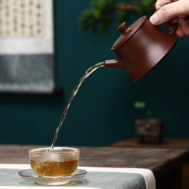 Full Handmade Yixing Zisha Teapot [Zhu Chu Pot] (Zi Ni – 200ml)