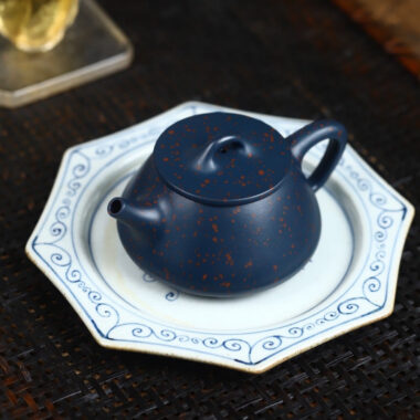 Full Handmade Yixing Zisha Teapot [Ziye Shi Piao Pot] (Tian Cui Sha – 170ml)