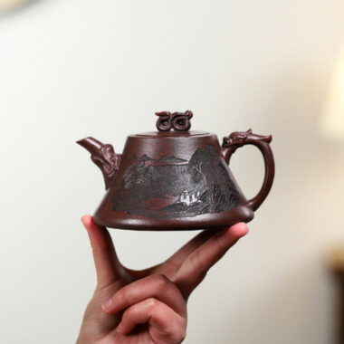 Yixing Zisha Teapot [Ruyi Na Piao] (Long Xue Sha – 310ml)