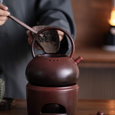 Retro Ceramic Direct Fire Teapot [Wang Yue Tiliang Pot] 800ml