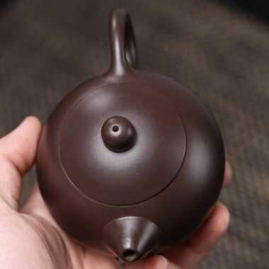 Full Handmade Yixing Zisha Teapot [Xishi Pot] (Lao Zi Ni – 200ml)