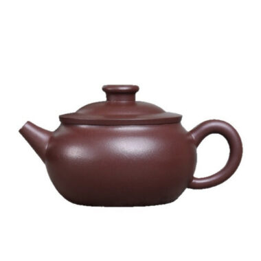 Full Handmade Yixing Zisha Teapot [Rich & Prosperity Pot] (Zi Ni – 180ml)