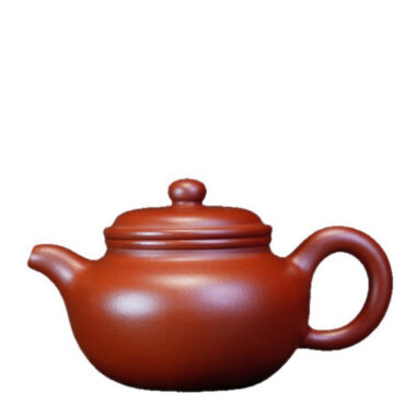 Full Handmade Yixing Zisha Teapot [Fanggu Pot] (Dahongpao – 100ml)