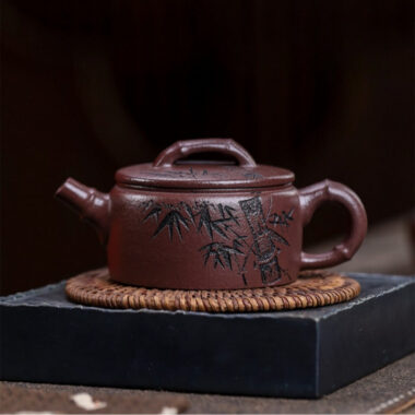 Full Handmade Yixing Zisha Teapot [Xiang Zhu] (30 Mu Zi Ni – 160ml)