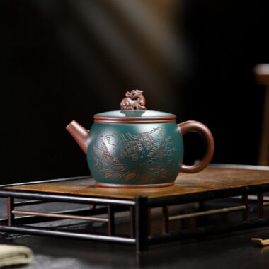 Yixing Zisha Teapot [Long Wa] (Zi Ni/Lu Ni – 280ml)
