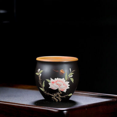 Full Handmade Yixing Zisha Master Tea Cup Gift Set [Wen Xiang]
