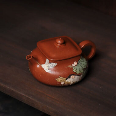 Full Handmade Yixing Zisha Teapot [Shui Meiren] (Hong Jiang Po Ni – 190ml)