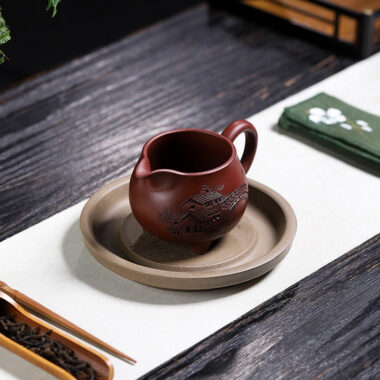 Handmade Yixing Zisha Fair Cup [Jiangnan] (Zi Ni – 280/380ml)