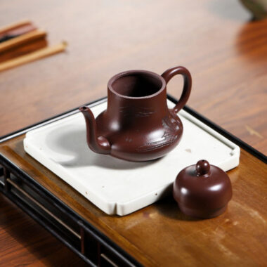 Yixing Zisha Teapot [Si Ting Pot] (Zi Zhu Ni – 170ml)
