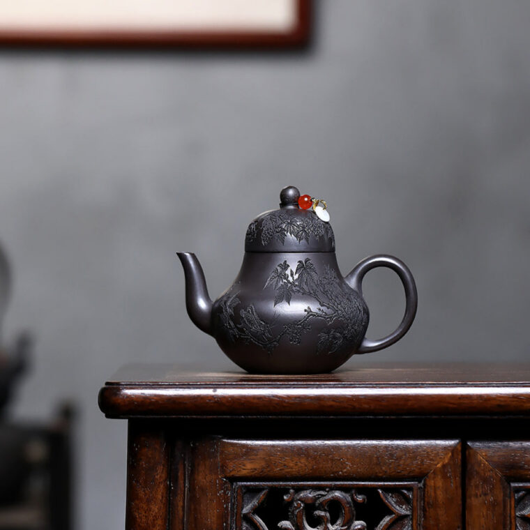 Yixing Zisha Teapot [Si Ting] (Shi Huang – 200ml)