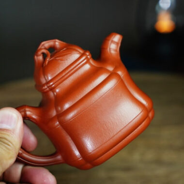 Full Handmade Yixing Zisha Teapot [Bamboo Pot] (Zhu Ni – 150ml)
