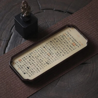 Chinese Sytle [Lanting Xu] Bamboo Tea Tray