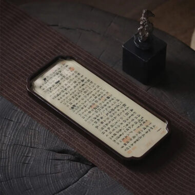 Chinese Sytle [Lanting Xu] Bamboo Tea Tray