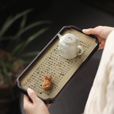 Chinese Sytle [Lanting Xu] Bamboo Tea Tray