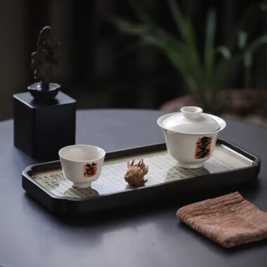 Chinese Sytle [Lanting Xu] Bamboo Tea Tray
