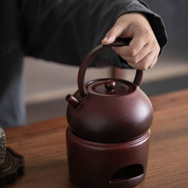 Retro Ceramic Direct Fire Teapot [Wang Yue Tiliang Pot] 800ml