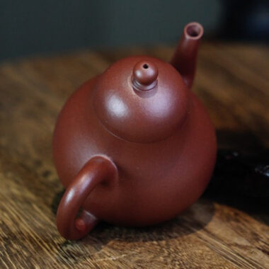 Full Handmade Yixing Zisha Teapot [Si Ting Pot] (Di Cao Qing – 120ml)