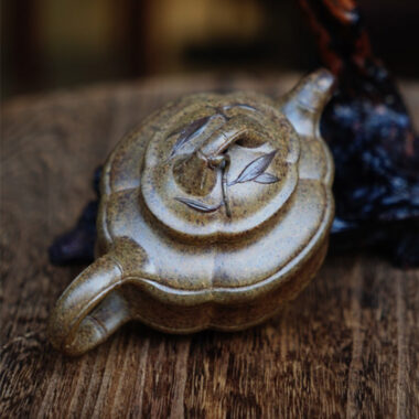 Full Handmade Yixing Zisha Teapot [Sifang Zhu Gu Pot] (Qing Duan Ni Firewood Fired – 160ml)