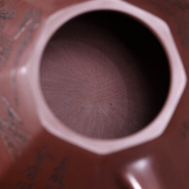 Yixing Zisha Teapot [Bafang Shanshui Shi Piao] (Zi Ni – 200ml)