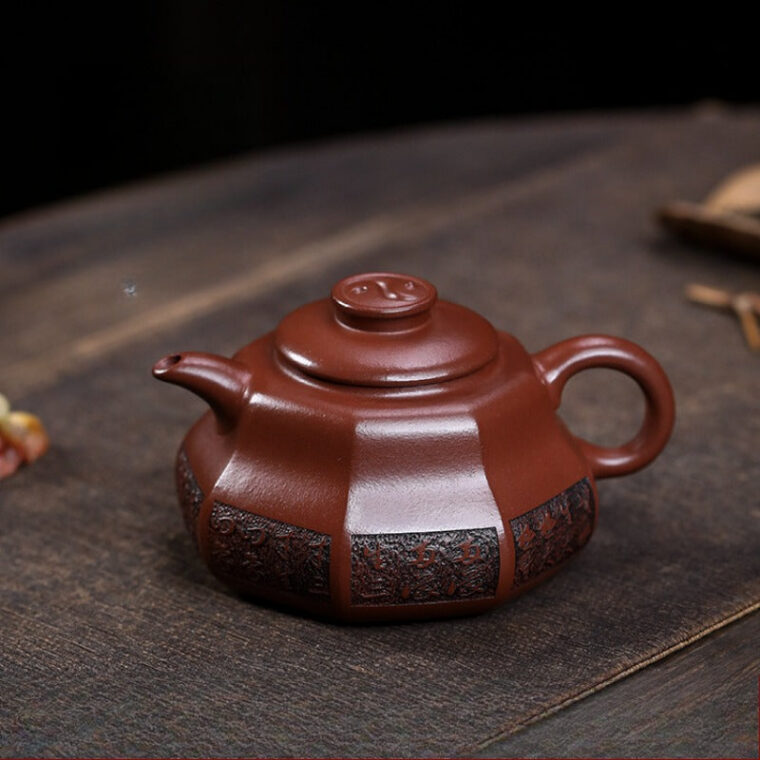 Full Handmade Yixing Zisha Teapot [Tai Chi] (Hong Pi Long – 330ml)
