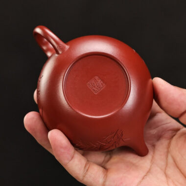 Full Handmade Yixing Zisha Teapot [Hanwa Pot] (Dahongpao- 160ml)