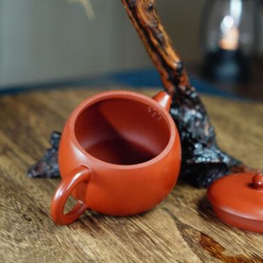 Yixing Zisha Teapot [Fat Xishi Pot] (Dahongpao – 230ml)