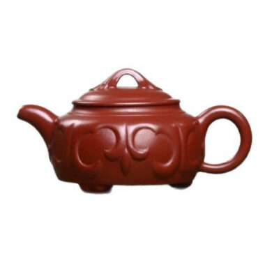 Full Handmade Yixing Zisha Teapot [3 Legs Ruyi Pot] (Dahongpao- 260ml)