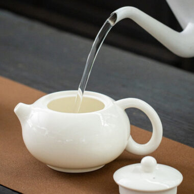 Mutton Fat Jade White Porcelain [Feng Ming Pot] 260ml