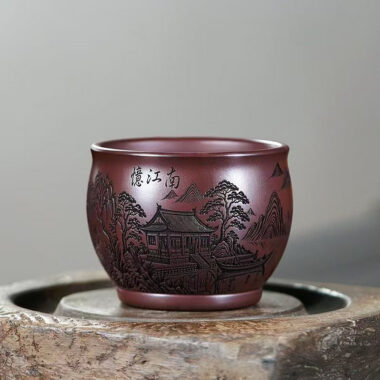 Handmade Yixing Zisha Master Tea Cup [Yi Jiangnan] 200ml
