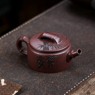 Full Handmade Yixing Zisha Teapot [Xiang Zhu] (30 Mu Zi Ni – 160ml)