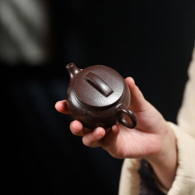 Yixing Zisha Teapot [Mini Lotus Joy] (Lao Zi Ni – 110ml)