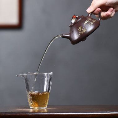 Yixing Zisha Teapot [Bamboo Shi Piao] (Zi Ni – 190ml)
