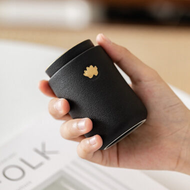 Ceramic Tea Jar | Tea Caddy | Mini Travel Tea Caddy [Somersault Cloud] 90ml