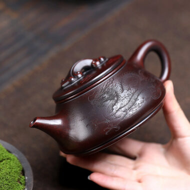 Yixing Zisha Teapot [Dragon Shi Piao] (Tie Xue Hong Sha – 320ml)